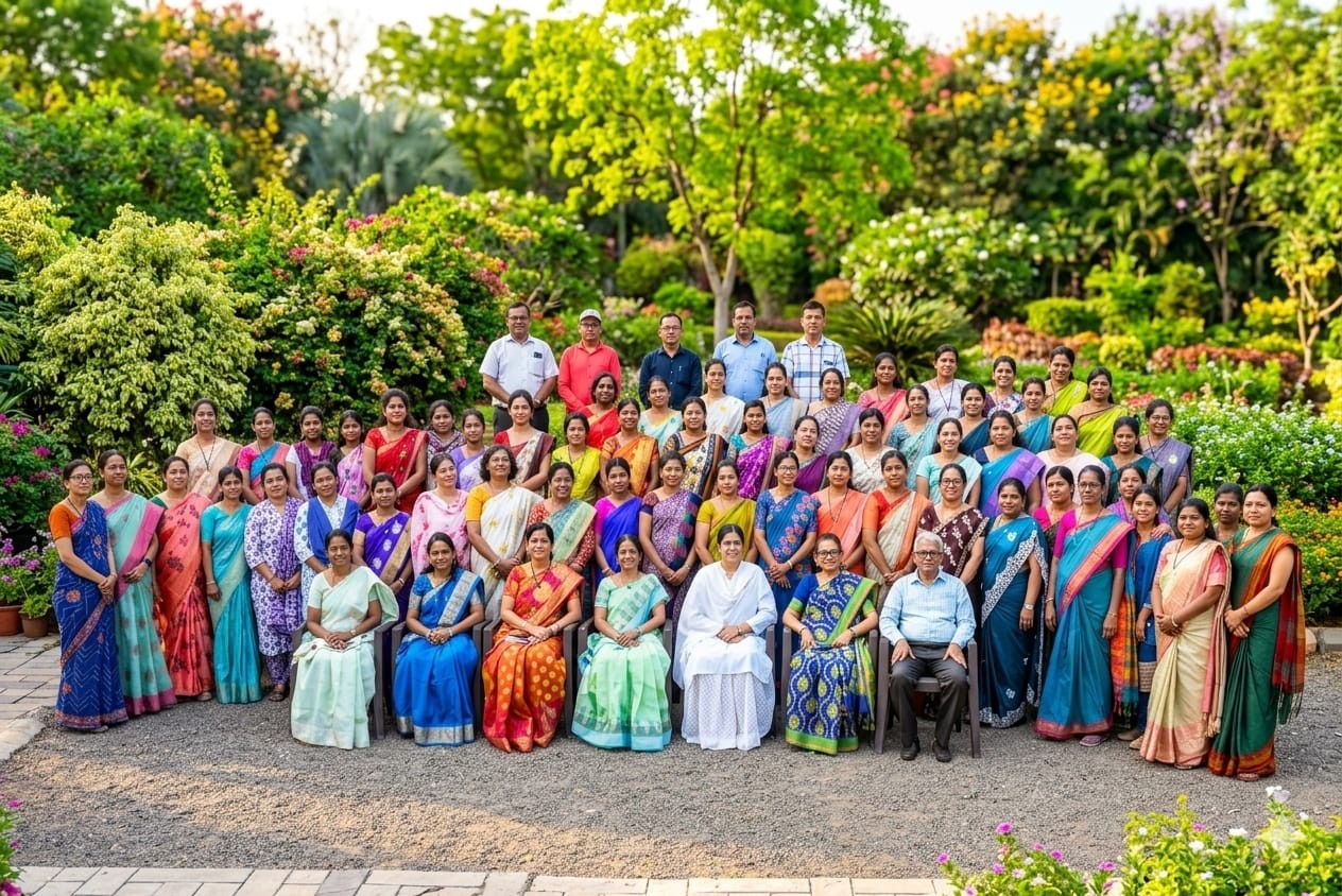 Joy of Teaching workshop at Pandita Ramabai Mukti Mission, Kedagaon